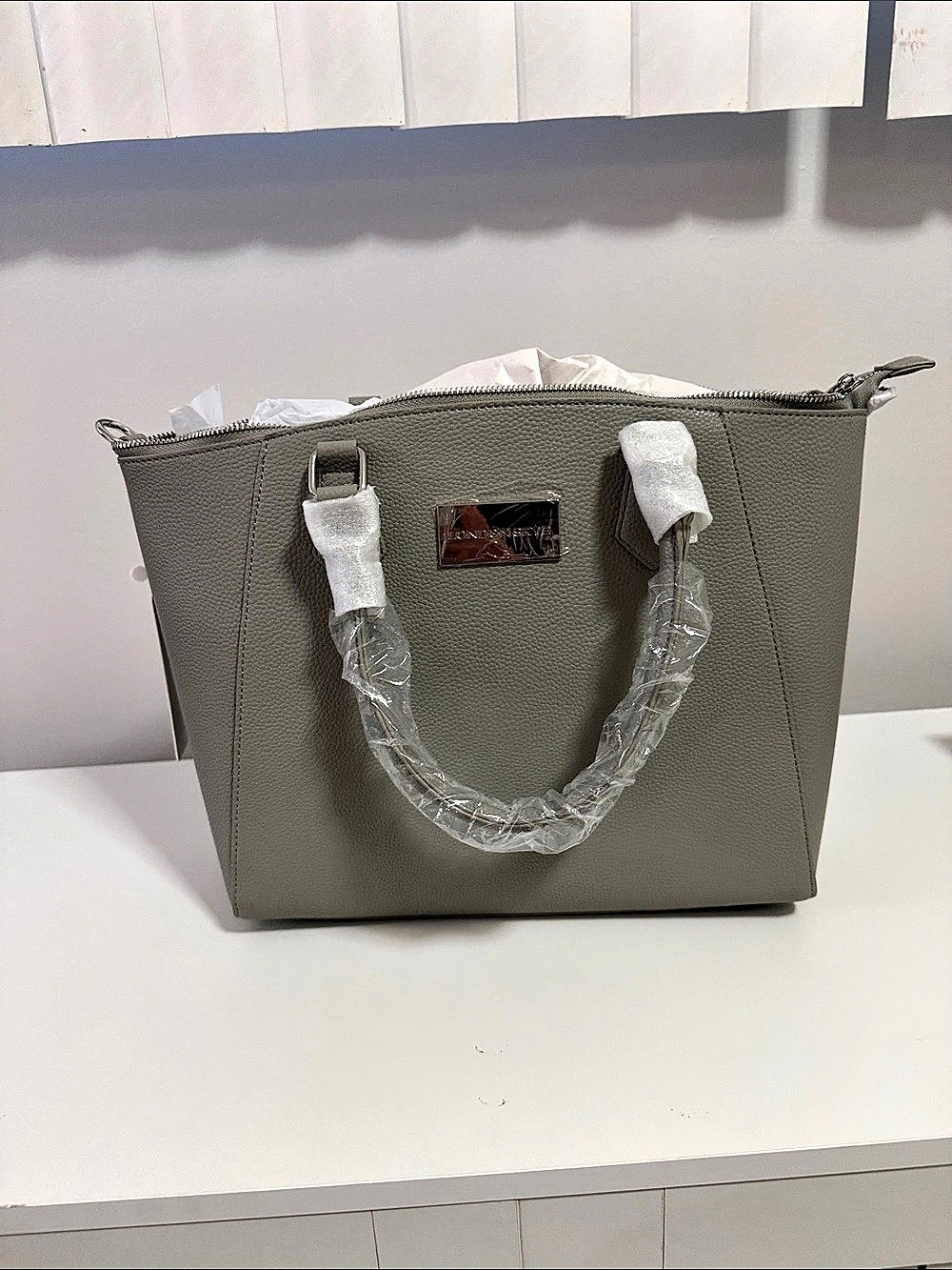 London Sky Tote Bag in Gray NWT